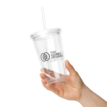 Clear plastic tumbler – The Kidney Project Store