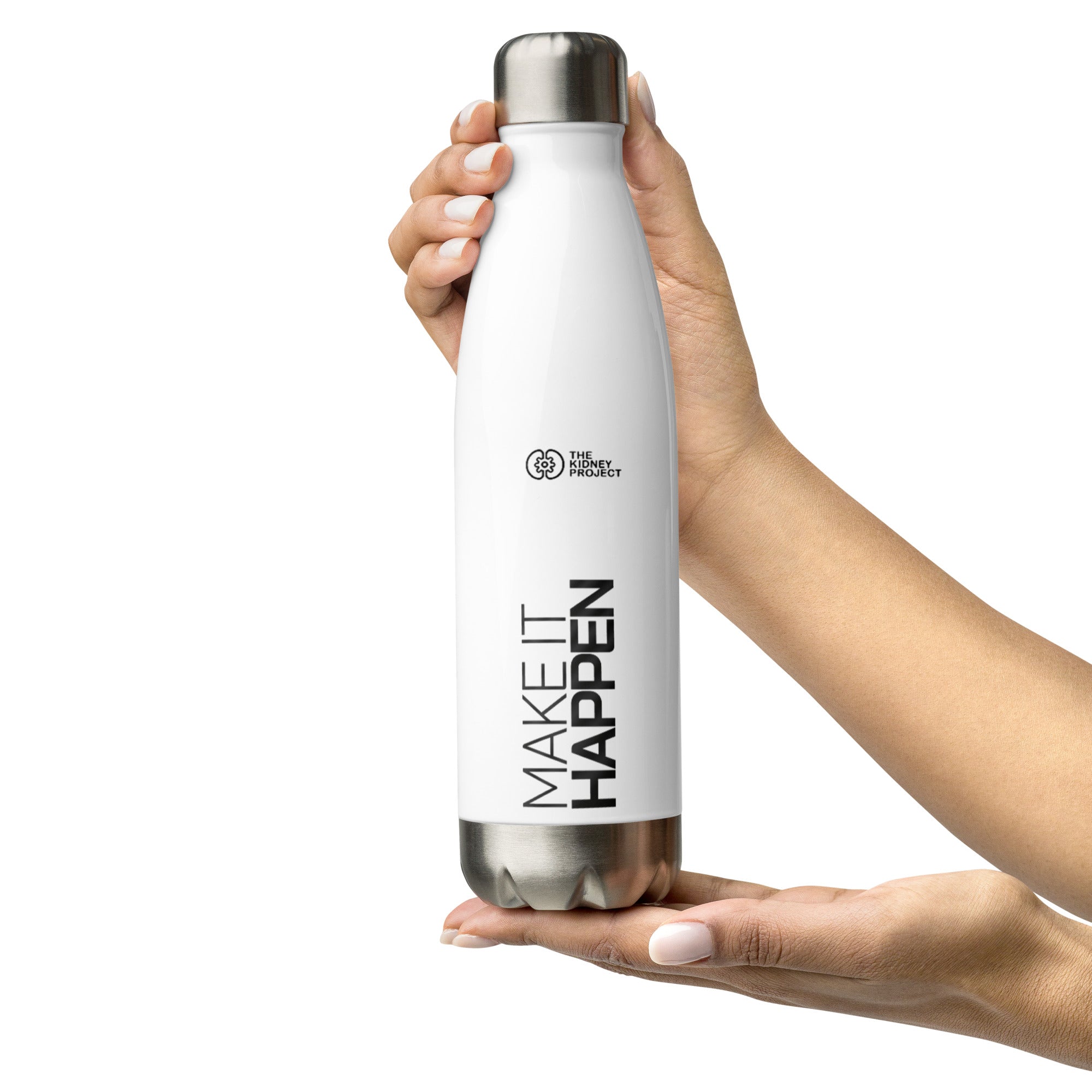 Stainless Steel Water Bottle - Make It Happen